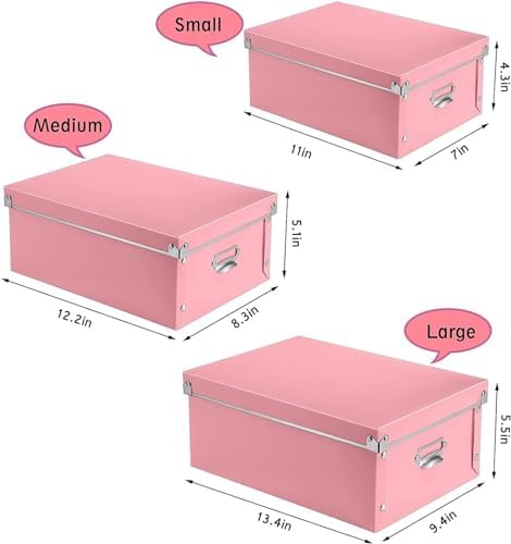 XUCHUN File Storage Boxes, Foldable Storage Bins - Image 5