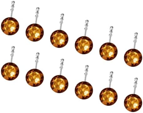 Sunlit Luxury Design Round Brown Diamond Crystal Gem Bling - Image 3