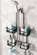 Aluminum Shower Caddy Hanging for Handheld Showerheads, Never Rust Shower by BXINREDA