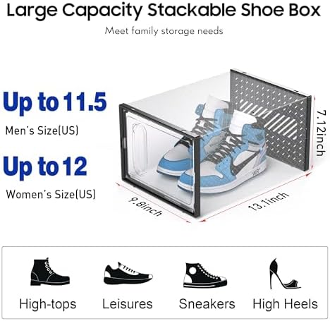 eWonLife X-Large Shoe Boxes - Image 2