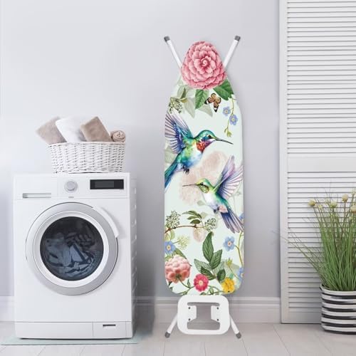 Floral Hummingbird Ironing Board Covers Standard Stylish Washable Ironing Board - Image 3