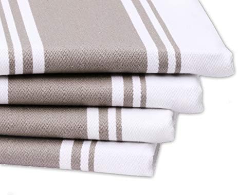 AMOUR INFINI Kitchen Towels 100% Cotton Pack of 4, Highly Absorbent Quick - Image 2