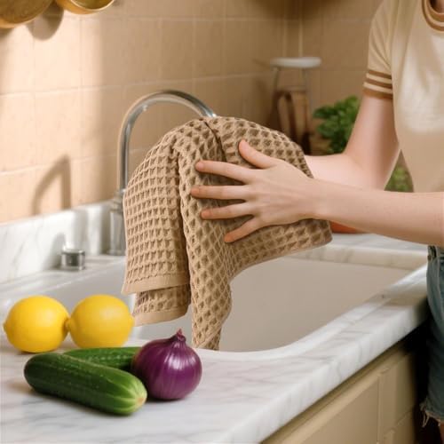 Jacquotha Waffle Bathroom Hand Towels 5-Piece - Image 6