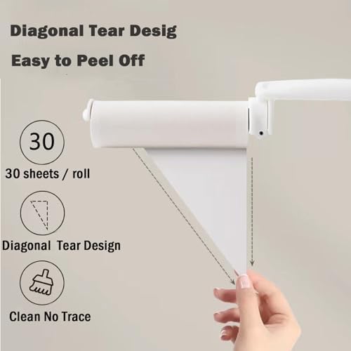 Mini Travel Lint Roller with 150 Sticky Sheets, Foldable Portable Lint Roller - Image 6