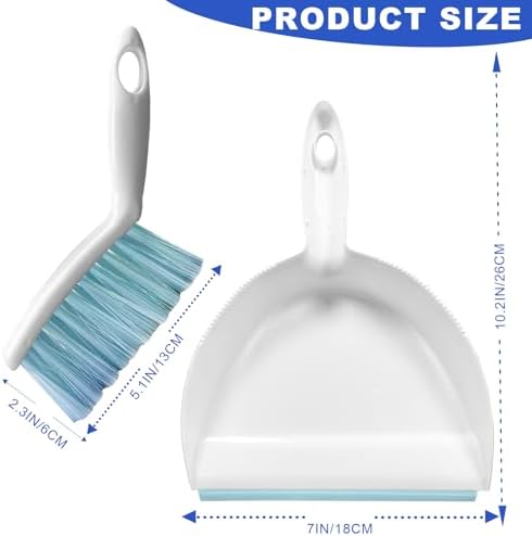 Mini Broom and Dustpan Set Small Dust pan & Brush Set Portable Cleaning Tools - Image 5