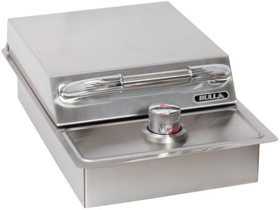 Bull Outdoor Products Premium Outdoor Kitchen Bundle – Angus 75,000 BTU Built-In Grill Head, Double Drawer with Reveal, 38" Double Doors, Single Side Burner, 304 Stainless Steel – NG