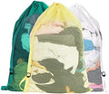 Mesh Laundry Bags with Adjustable Shoulder Strap, Drawstring Closure, Mixed by Dalykate