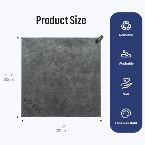 loukin Dry Erase Cloth with Detachable Magnet, 2 Pack - Image 4