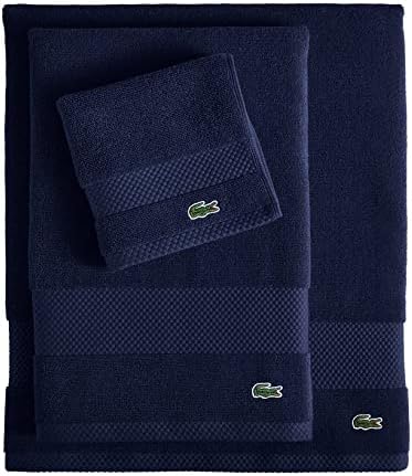 Lacoste Heritage 100% Supima Cotton Bath Towel, Premium Super Soft Bath Towel - Image 2