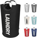 DOKEHOM 90L Large Laundry Basket Bag, Collapsible Tall Hamper by DOKEHOM