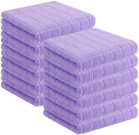 Homaxy 100% Cotton Terry Kitchen Towels, 12 Pack by Homaxy