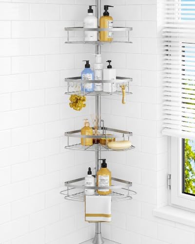 SEIRIONE Rustproof Shower Corner Caddy Organizer by SEIRIONE