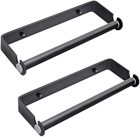 Under Cabinet Paper Towel Holder, Adhesive or Drill Mount Paper Towel Holder by PEDORUBY
