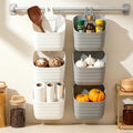 Noamus 6 Pack Plastic Hanging Basket by Noamus