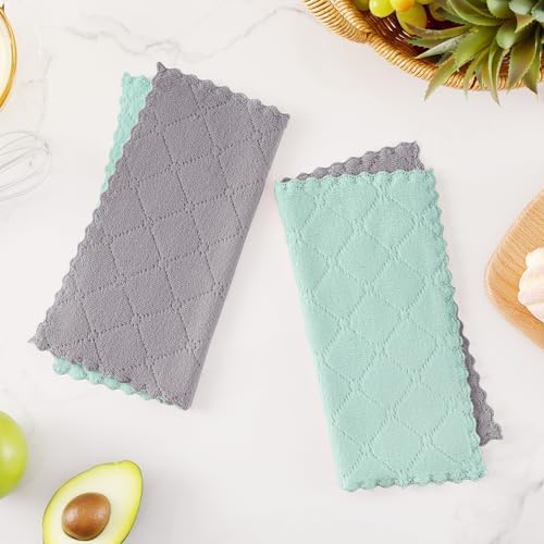 Homaxy 12 Pack Super Soft Dish Cloths - Image 6