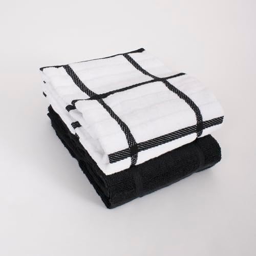All-Clad Solid & Coordinate Kitchen Towels: Highly Absorbent, Super Soft Long - Image 2