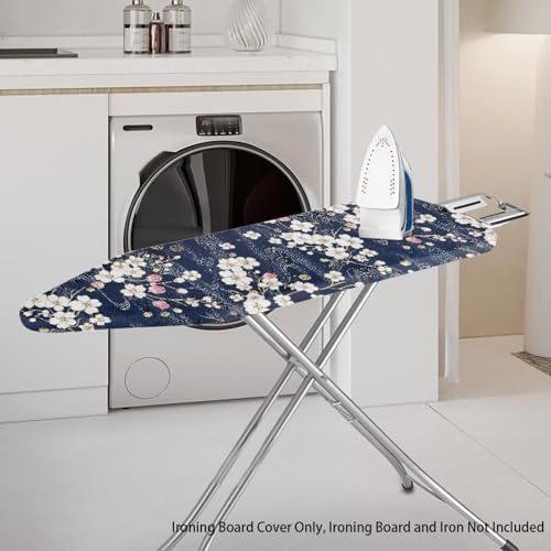 Plum Blossom Iron Board Cover Stain Resistant Ironing Board Replacement Cover - Image 2
