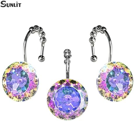 Sunlit Luxury Design Round Diamond Crystal Gem Bling - Image 3