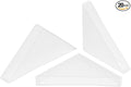 uxcell 20Pcs Plastic Corner Protectors 6x50mm Right Angle Shape Glass Corner Guards Cushion for Corner Protection of Glass, Mirror, Tile, White