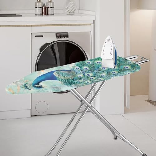 Peacock Ironing Board Cover Standard Size Portable Ironing Board Pad Polyester - Image 2