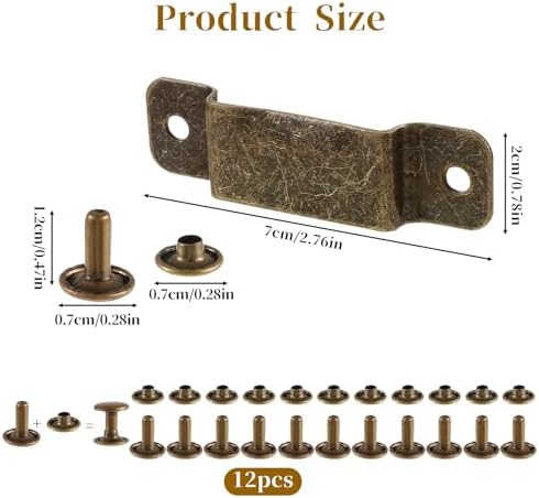 6 Pcs Tape Measure Clip Measuring Tape Holder Metal Measuring Tape Belt Holder - Image 2