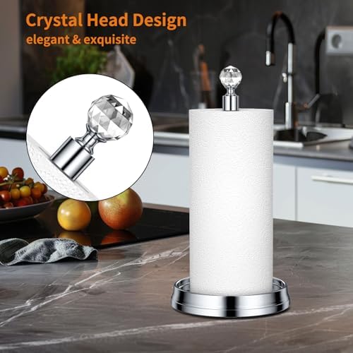 KASUNTO Crystal Ball Paper Towel Holder - Image 3