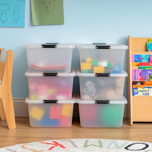 IRIS USA 6-Pack 18 Quart Clip Box - Image 3