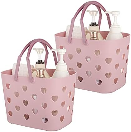 Portable Shower Caddy with Handle Plastic Shower Basket Organizer by Anyoifax