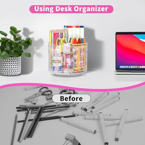 Acrylic Pencil Organizer for Desk Crayon Organizer - Image 6