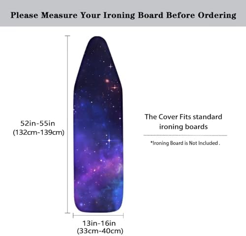 Galaxy Star Steam Ironing Board Cover, Starry Sky Iron Board Cover, Stain - Image 5