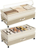Kitstorack 2Pack Height-adjustable Under Bed Storage by Kitstorack