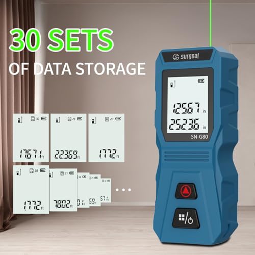 Mini Laser Measure wiht USB-C Rechargeable Pocket-Size Digital Tape 262FT - Image 5