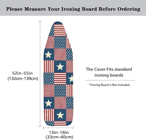 Stars and Stripes Ironing Board Cover Iron Board Cover Non Slip Thick Home - Image 5