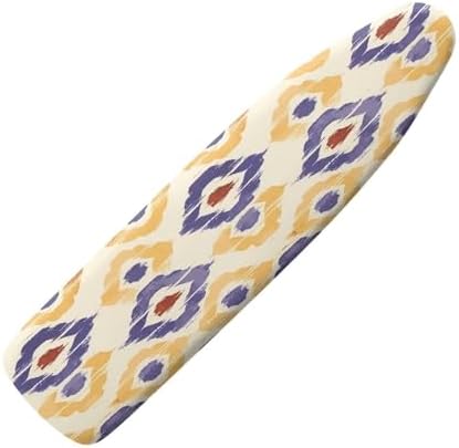 Indonesian Rhombus Floral Steam Ironing Board Cover, Ikat Pattern Ironing Board by Daulesho