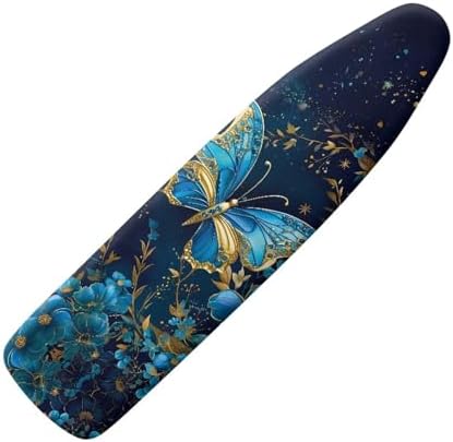Flashideas Blue Butterfly Ironing Board Cover and Pad Standard Size Ironing by Flashideas