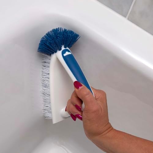 Unger 2-in-1 Scrubber Brush Tool, Crevice Cleaning Supplies, Dishwasher Safe - Image 4