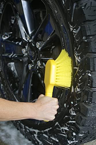 Rubbermaid Commercial 8" Utility Scrub Brush Plastic Handle Synthetic Bristles - Image 5