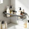 Corner Shower Caddy, 201 Stainless Steel Bathroom Shelf Organizer, Wall Mounted by Midodor
