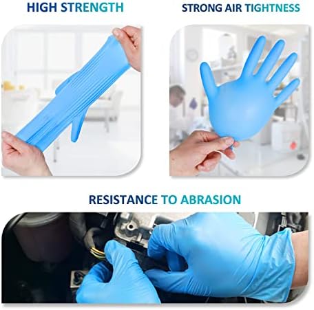 PROMEDIX P Nitrile Disposable Gloves, 4mil-100 Count, Gloves Disposable Latex - Image 2