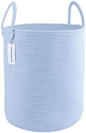 XUANGUO Cotton Rope Laundry Basket Hamper by XUANGUO