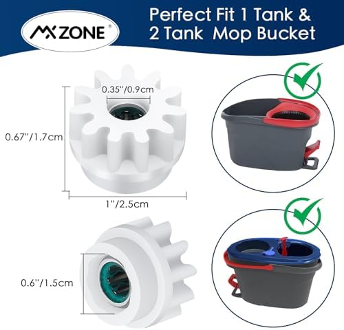 Pedal Bearing Replacement for O-Cedar Spin Mop Bucket, One-Way Gear - Image 3