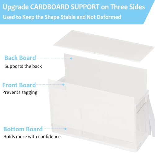 Lilithye Bedside Caddy, Bedside Storage Bag Hanging Organizer - Image 2