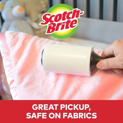 Scotch 3M Mini Lint Rollers 6-Pack, Travel-Size Sticky Lint Removers - Image 4