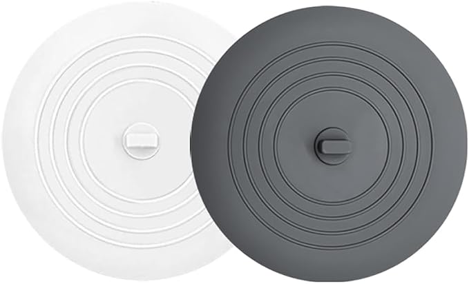 Tub Stopper 2PCS, Bathtub Drain Stopper, 6 inches Bathtub Tub Drain Cover by Unknown