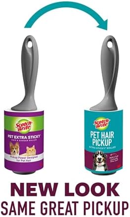 Scotch-Brite Pet Hair Pickup Extra Sticky Lint Roller, 70 Sheets, 1 Pack - Image 2