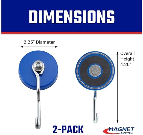 Master Magnetics Ceramic Reversible Magnetic Hooks - Image 2