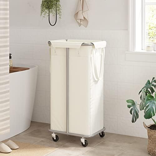 WOWLIVE 100L Rolling Laundry Basket - Image 3