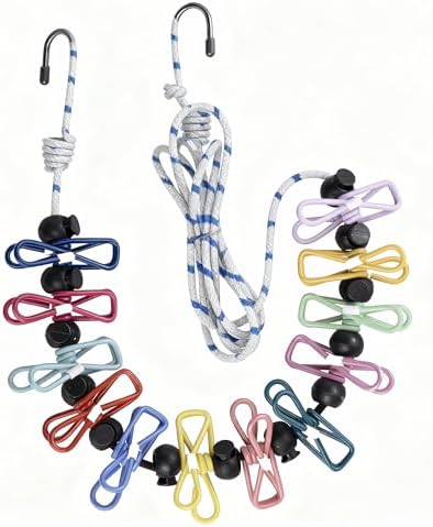 Retractable Clothesline, Portable Clothes Line by Unknown
