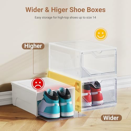 BROVIEW XX-Large Shoe Sneaker Storage Boxes - Image 5