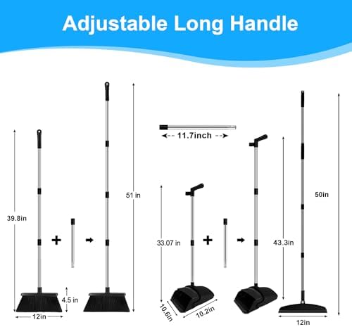 Broom and Dustpan Combo Set - Image 2